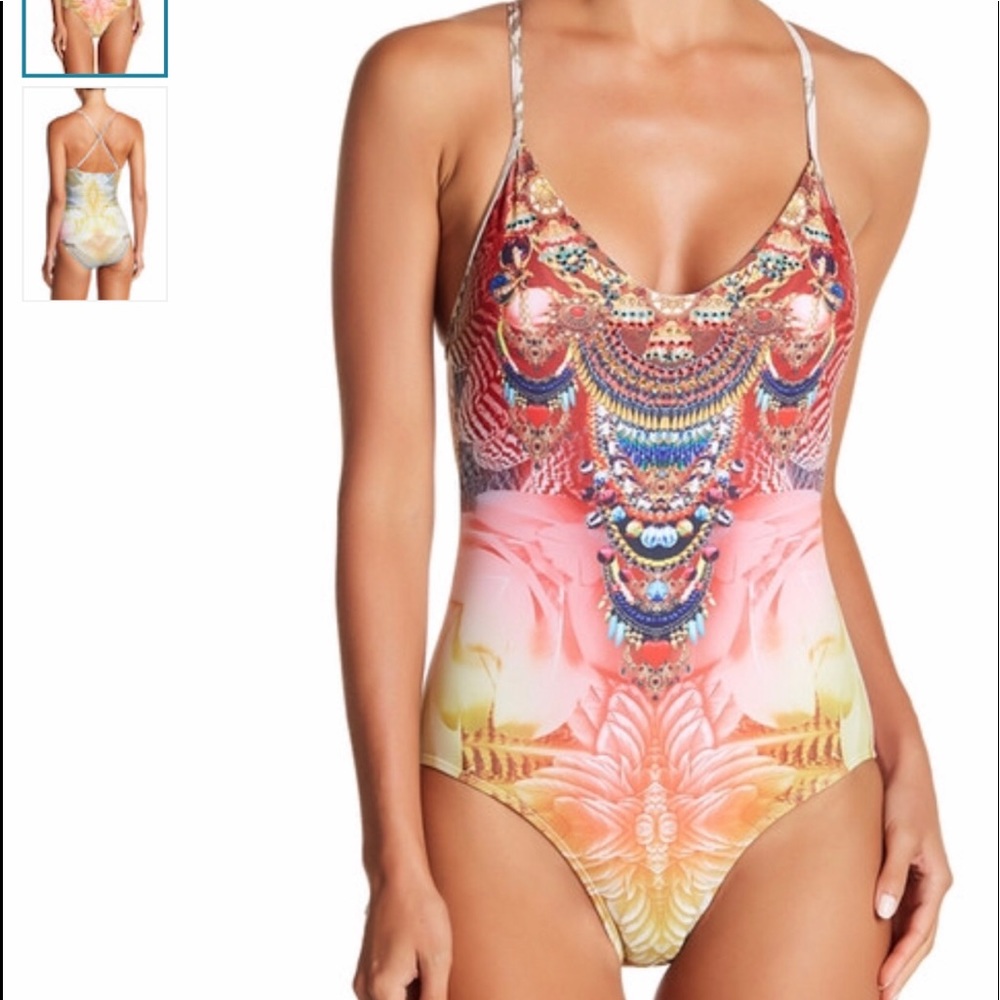 NWT La Moda Embellished Swimsuit
